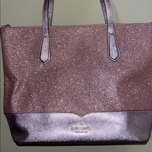 Kate Spade / Lola Glitter Tote and card holder
